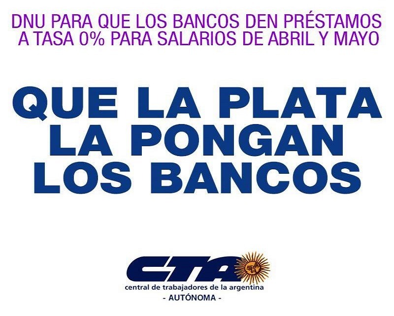 En el ejercicio 2019 el promedio de ganancias de los Bancos privados se ubic&oacute; en $15.500 millones y de los Bancos p&uacute;blicos fue de $2.500 millones, precisamente porque fueron estas &uacute;ltimas entidades las que socorrieron a la producci&oacute;n. 