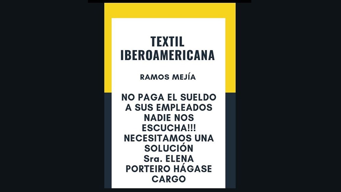 La pionera Textil Iberoamericana agoniza y no paga las quincenas