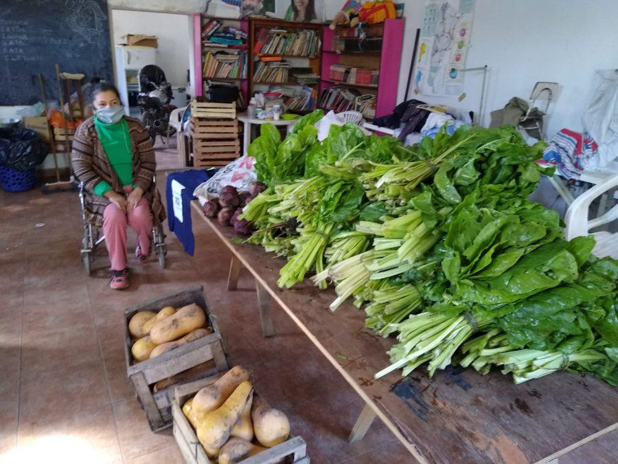 Comedores platenses: presos donaron 140 kilos de verduras