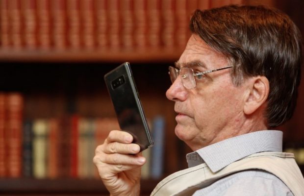 Brasil. La publicación de Bolsonaro está marcada por Instagram como