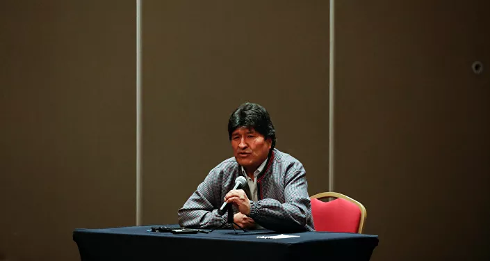 Evo Morales, expresidente de Bolivia