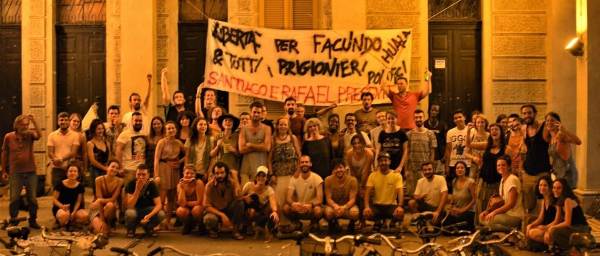 Nación Mapuche. Solidaridad a la «repudiable prisión política del compañero mapuche Facundo Huala»