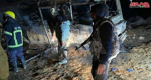 Siria. Ataque terrorista contra un autobús en la provincia de Deir Ezzor 25 muertos y 13 heridos