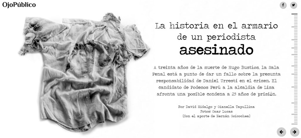 Fotograf&iacute;a del especial de OjoP&uacute;blico sobre Hugo Bust&iacute;os.