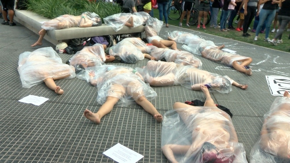 El mi&eacute;rcoles, frente a Tribunales, fue un&aacute;nime el reclamo para poner fin a tantas muertes.