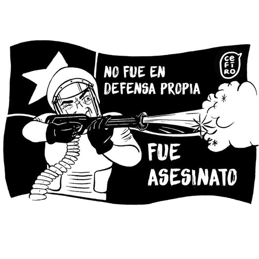 Puede ser una ilustraci&oacute;n de texto que dice "NO FUE EN DEFENSA PROPIA FUE ASESINATO"