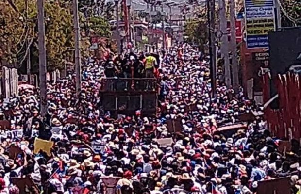 Haití. Una multitud se manifestó «contra la dictadura de Jovenal Moise»