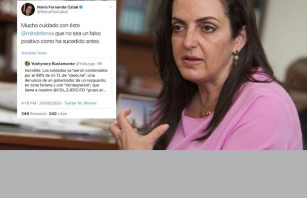 Colombia. Maria Fernanda Cabal: la reina del metepatismo