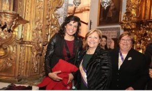 Teresa Rodríguez y la Virgen del Rosario