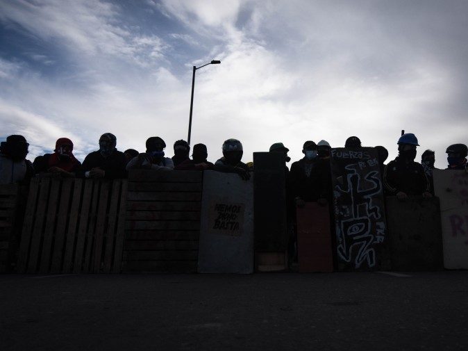 Relato de las noches: represi&oacute;n en Bogot&aacute;