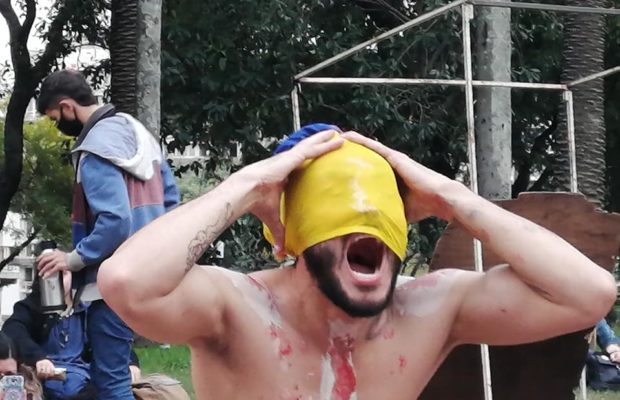 Argentina. Arte en resistencia en apoyo a la lucha del pueblo colombiano (fotos y videos)