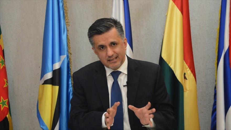 El secretario ejecutivo de la Alianza Bolivariana para los Pueblos de Nuestra Am&eacute;rica &ndash; Tratado de Comercio de los Pueblos (ALBA-TCP), Sacha Llorenti.

