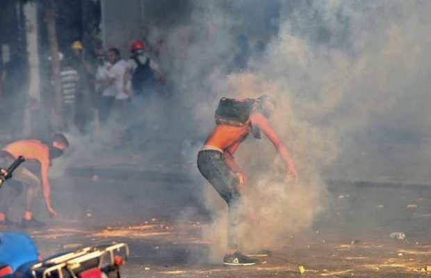 Líbano. Reportan enfrentamientos entre fuerzas de seguridad libanesas y manifestantes en Beirut