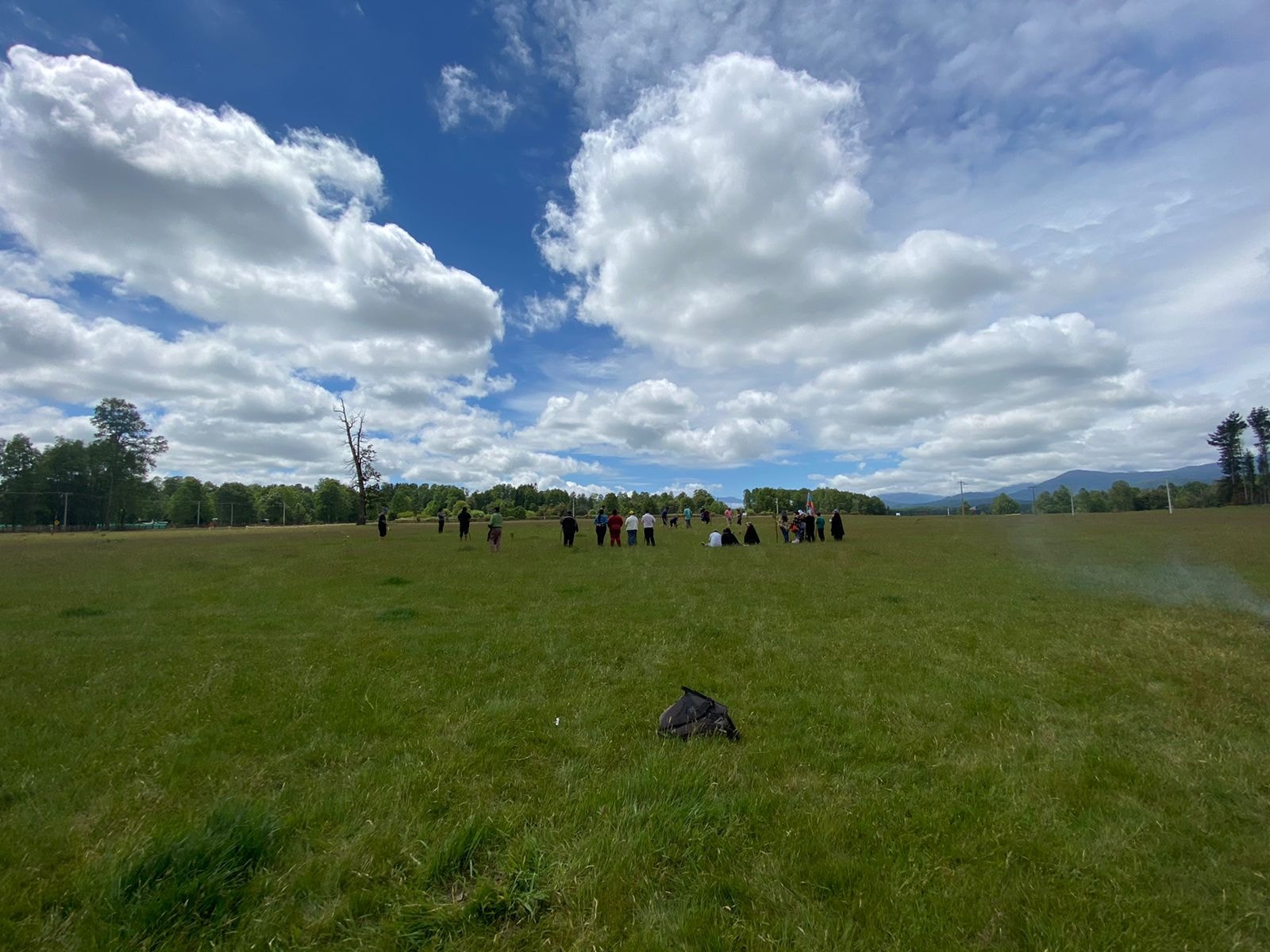 Puede ser una imagen de 3 personas, naturaleza y césped