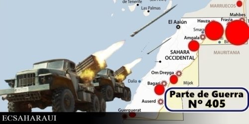 Sáhara Occidental. Parte de Guerra Nº 405
